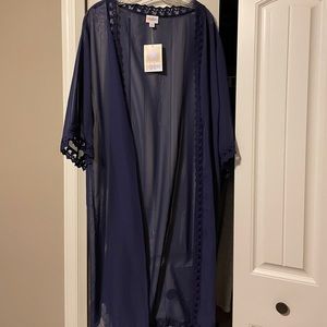 LulaRoe Navy Chloe Cover Up NWT